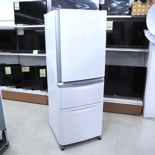 沖縄買物市場】冷蔵庫 335L 3ドア リユース品